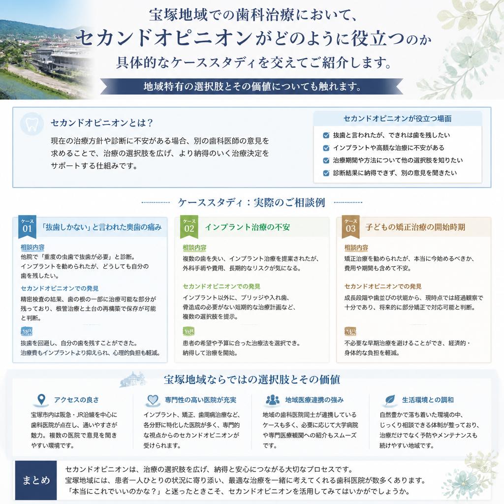 宝塚におけるセカンドオピニオンの重要性