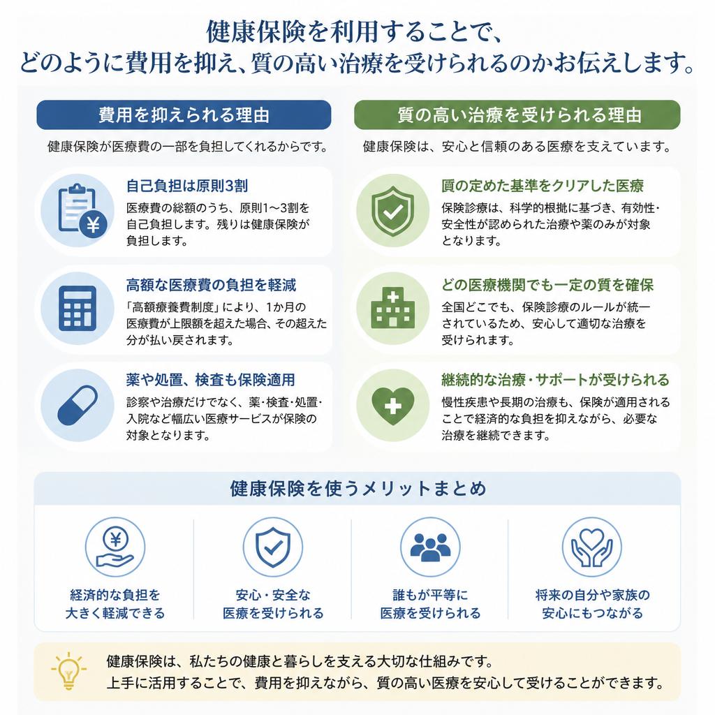 健康保険をフル活用するメリット