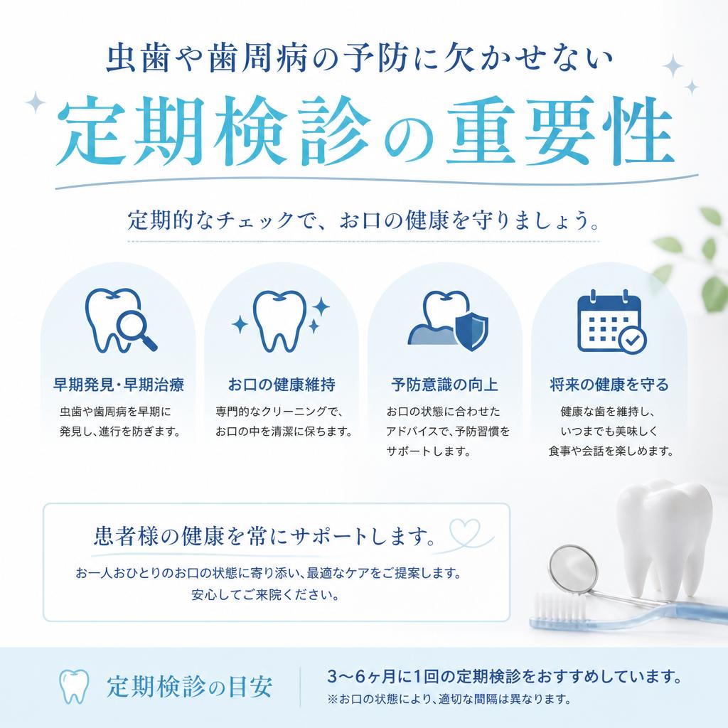 定期検診を通じた健康管理