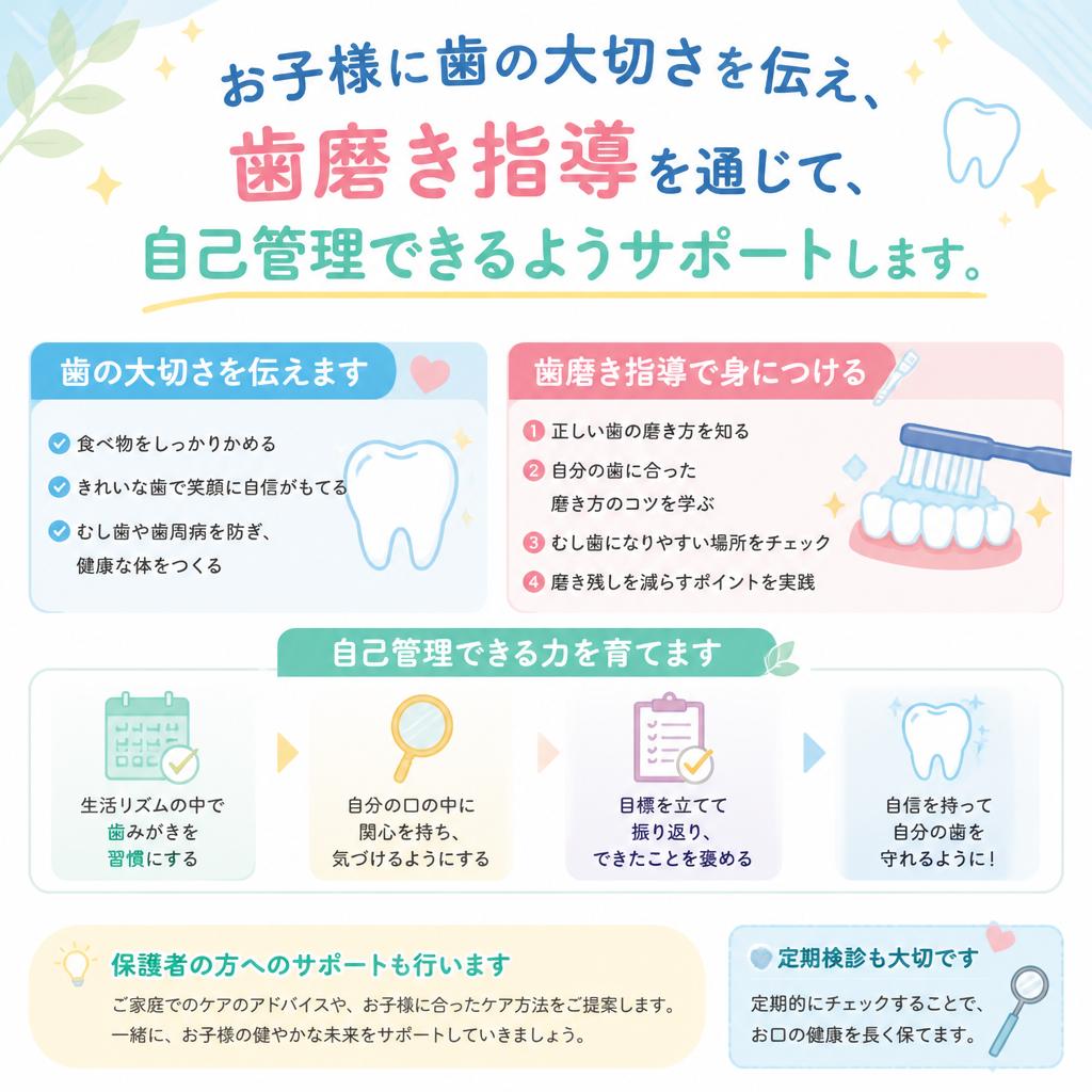 歯の大切さを教える教育