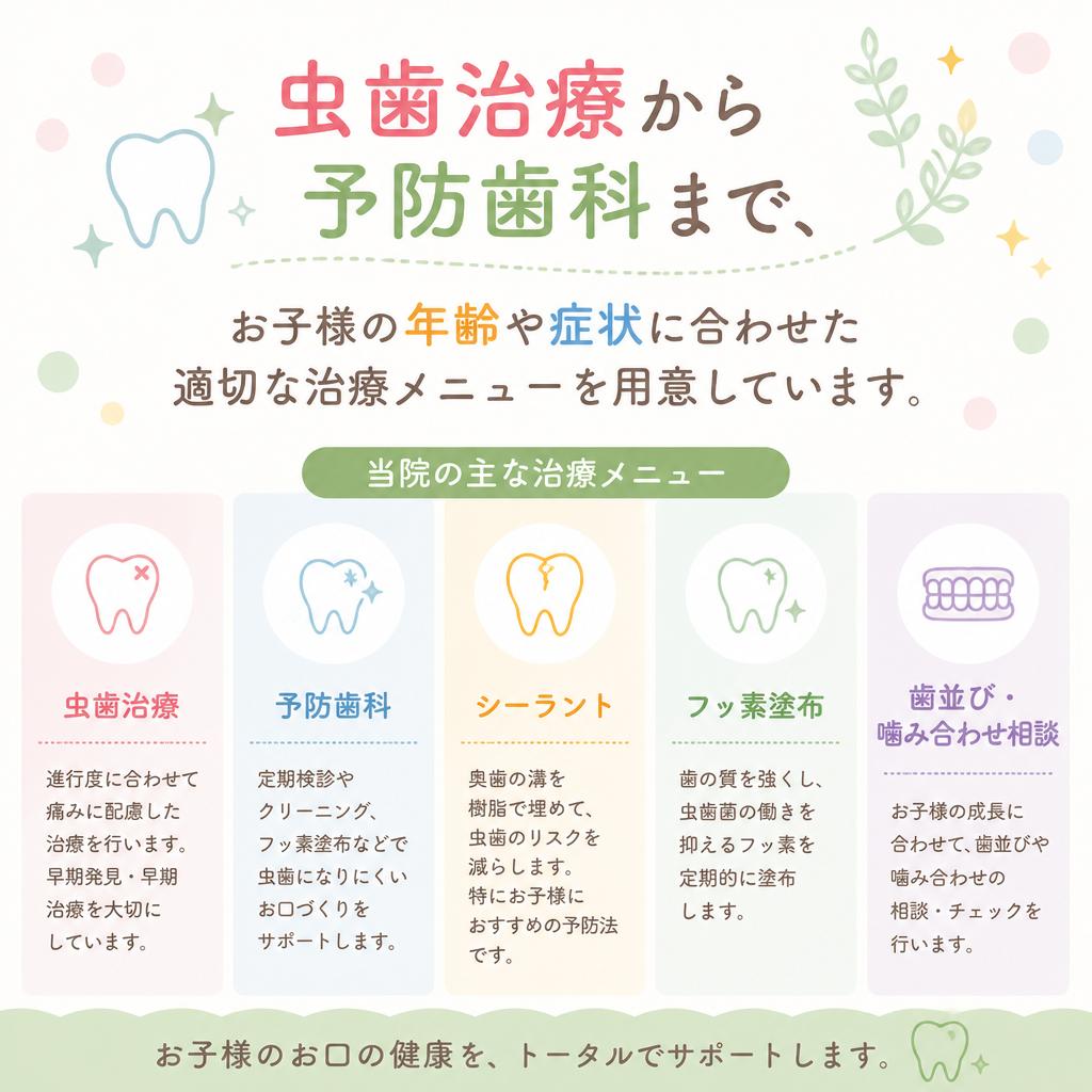 治療メニューのご紹介