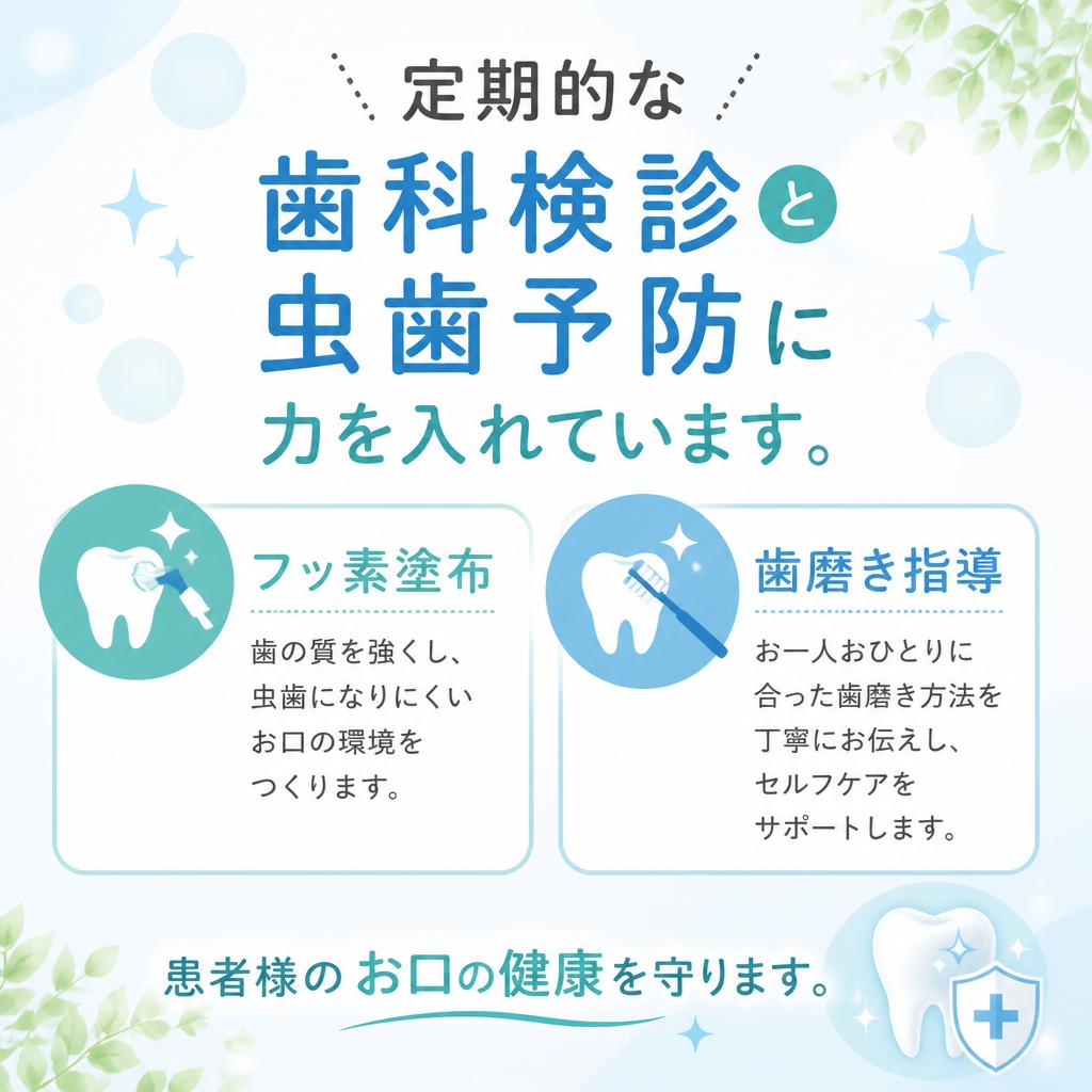 虫歯予防の重要性