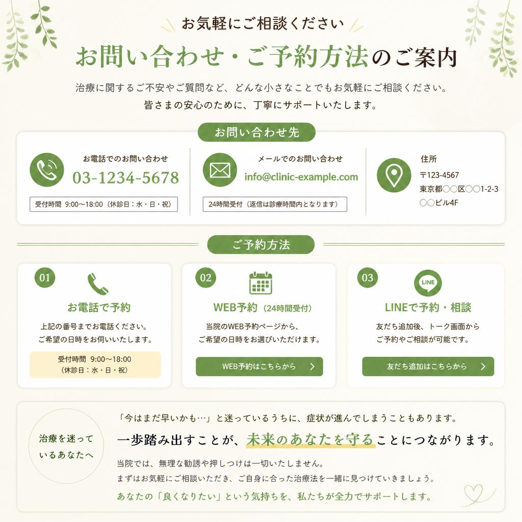 今すぐお問い合わせ！
