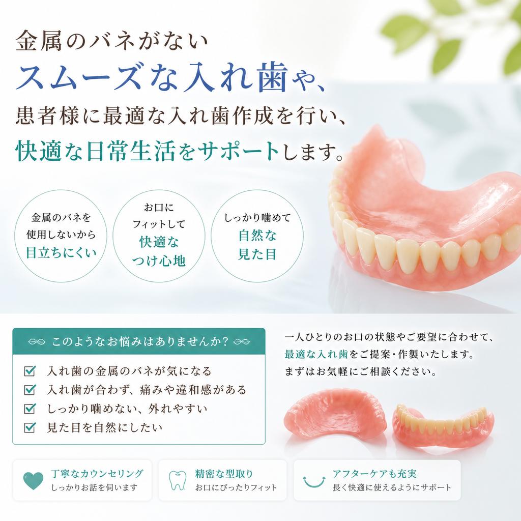 入れ歯治療の新たな選択肢