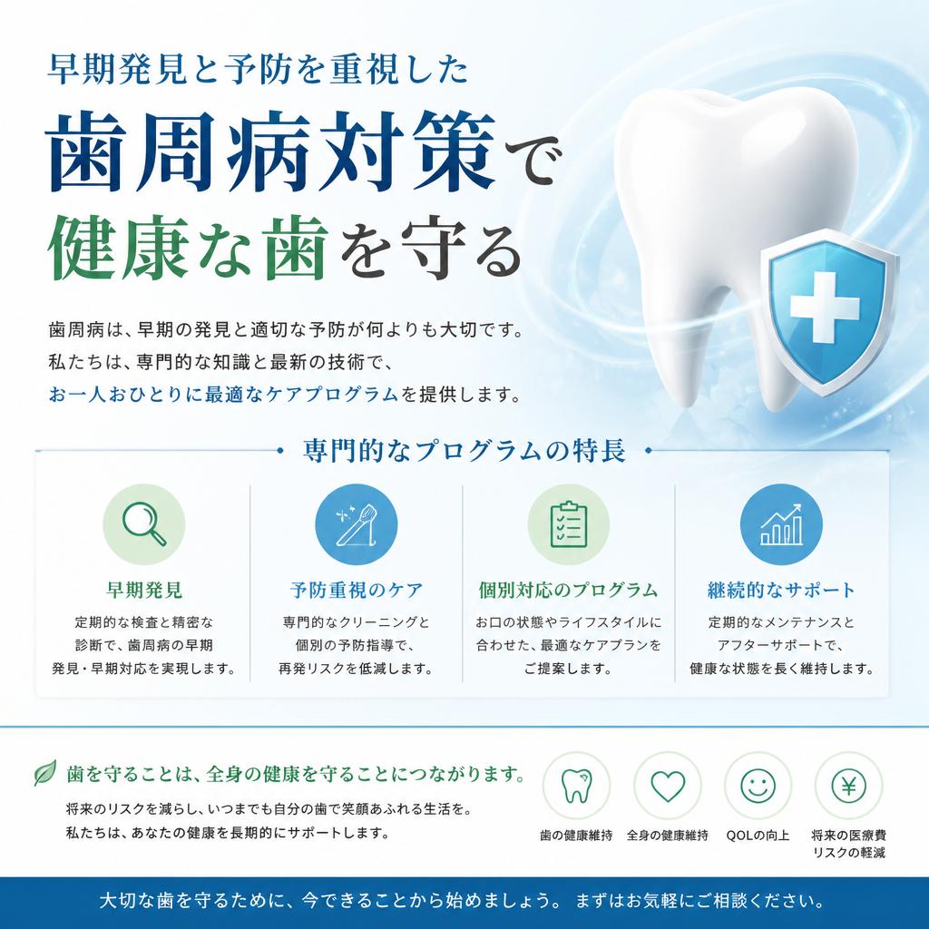 歯周病予防プログラム