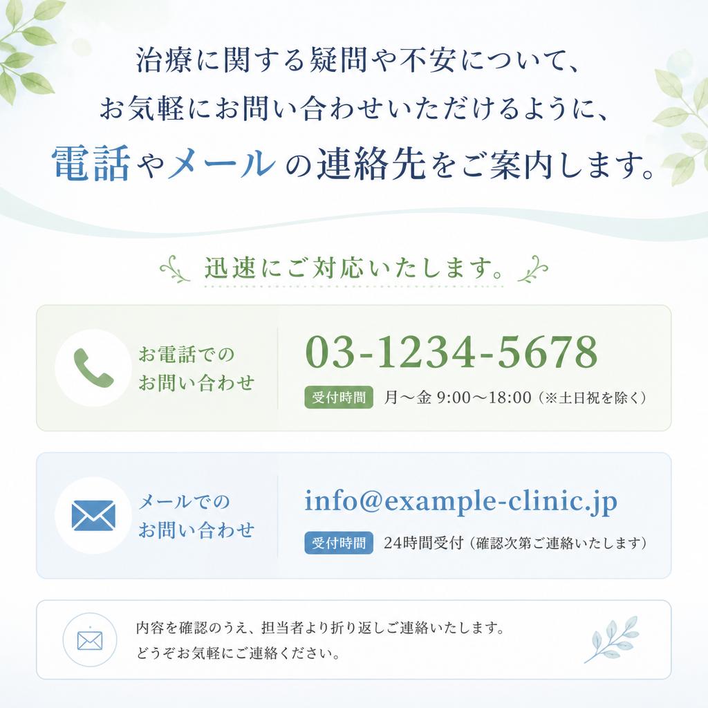 お気軽にお問い合わせください