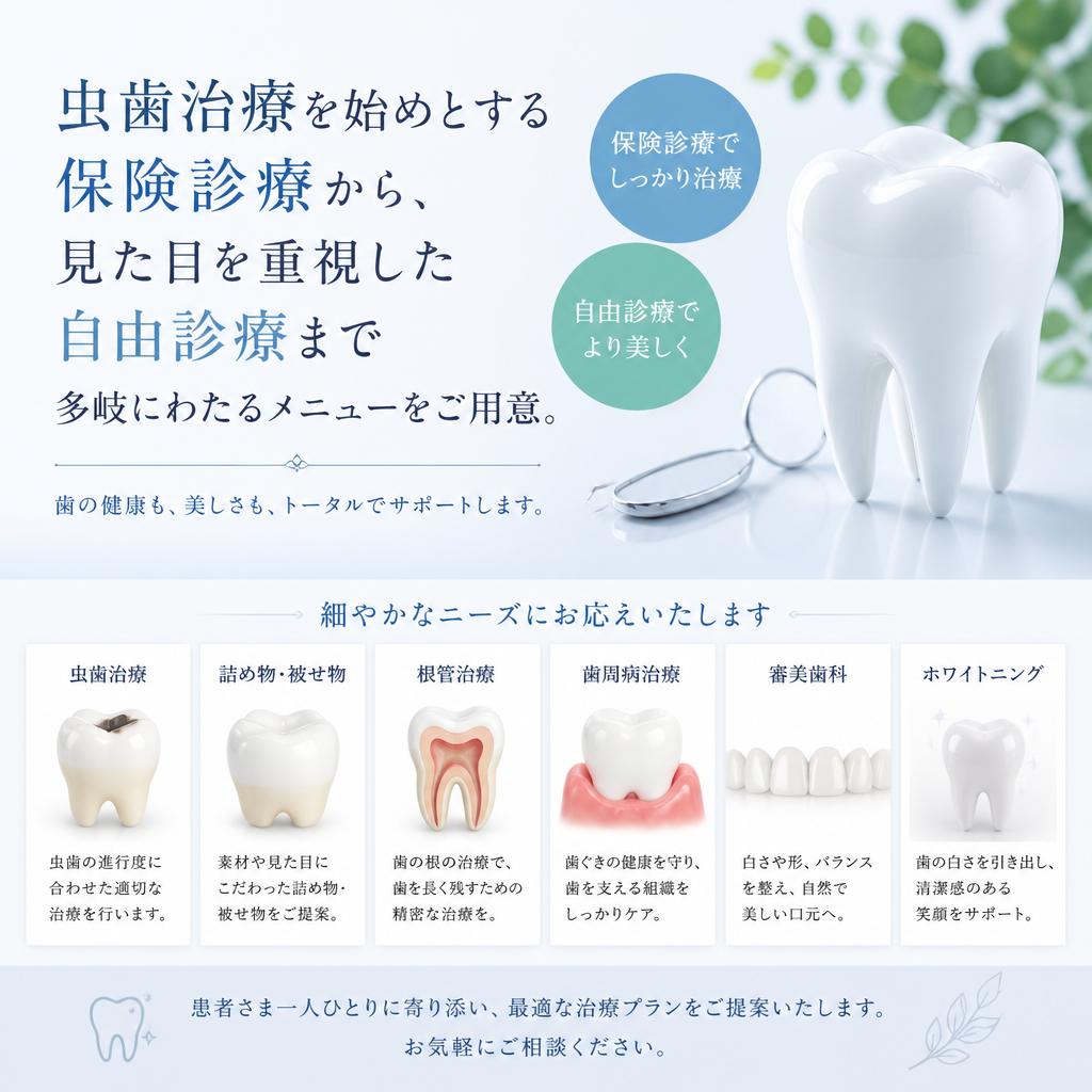 多様な診療メニュー