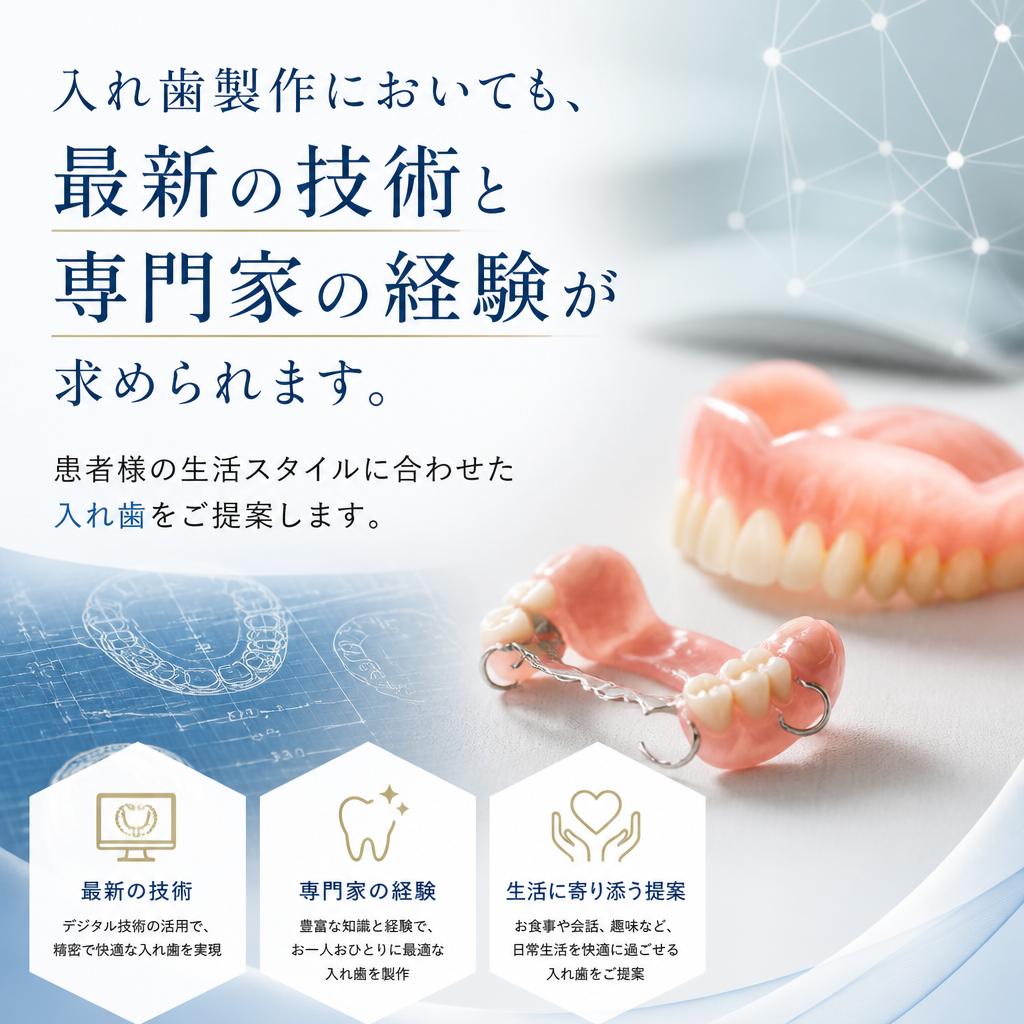 入歯製作の最新技術